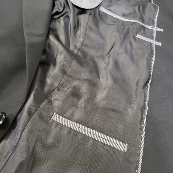 Alfani Men's Slim-Fit Stretch Solid Suit Jacket Blazer Black NWT 38L - Picture 16 of 16